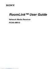 Sony ROOMLINK PCNA-MR10 Quick Reference Manual