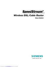 Siemens SpeedStream SS2624 User Manual