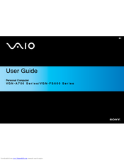 Sony VAIO VGN-FS645P User Manual
