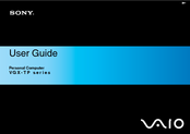 Sony VAIO VGX-TP Series User Manual