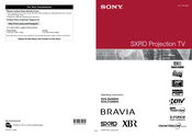 Sony KDS-Z70XBR5 Operating Instructions Manual