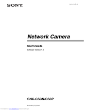 Sony SNC-CS3N User Manual