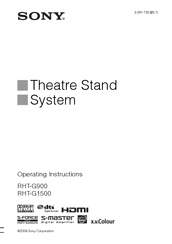 Sony RHT-G900 Operating Instructions Manual