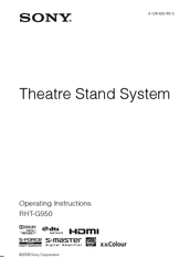 Sony RHT-G950 Operating Instructions Manual