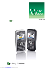 Sony Ericsson J100 White Paper