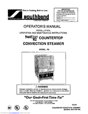 Southbend RAPIDSTREAM R2 Operator's Manual