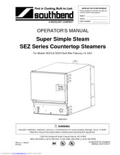 Southbend SEZ-5 Operator's Manual