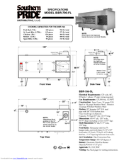 Southern Pride BBR-700-FL Specification Sheet