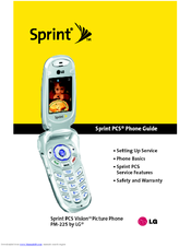 Sprint SPRINT PCS PM-225 Phone Manual