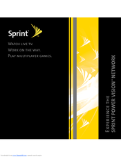 Sprint Play Multiplayer Games Manual