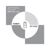 Olympus m:robe MR-F20 Series User Manual