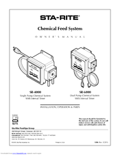 STA-RITE SR-6000 Owner's Manual