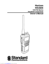 Standard Communications Horizon
HX350S Owner's Manual