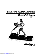 Star Trac 4500 Owner's Manual
