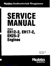 Robin America EH25-2 Service Manual
