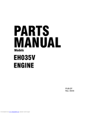 Robin America EH035V Parts Manual