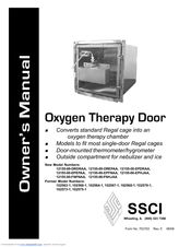 Suburban OXYGEN THERAPY DOOR 12155-00-EPDRAA Owner's Manual