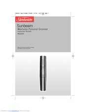 Sunbeam MG4200 Instruction Booklet