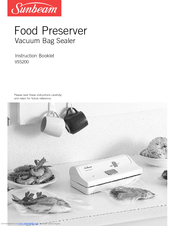 Sunbeam Food Preserver VS5200 Instruction Booklet