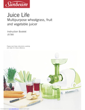 Sunbeam Juice Life JS7300 Instruction Booklet