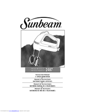 Sunbeam 2487 Instruction Manual
