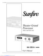Sunfire TGP-5 User Manual