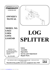 Swisher LS934, LS622, LS826, LS10534D Owner's Manual