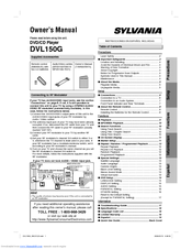 Sylvania DVL150G Owner's Manual