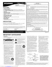 Sylvania 6424FF Owner's Manual