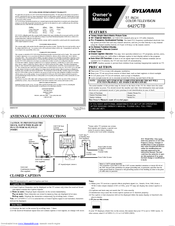 Sylvania 6427CTB Owner's Manual