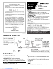 Sylvania C6427TE Owner's Manual