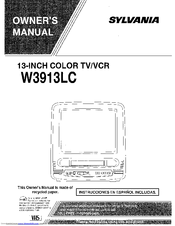 Sylvania W3913LC Owner's Manual
