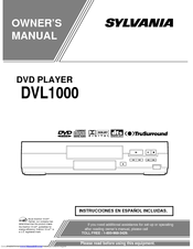 Sylvania DVL1000 Owner's Manual