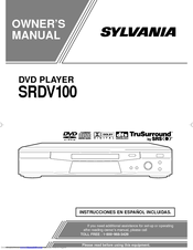 Sylvania SRDV100 Owner's Manual