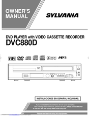 Sylvania DVC880D Owner's Manual
