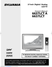 Sylvania 6637LCT A Owner's Manual