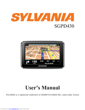 Sylvania SGPD430 User Manual