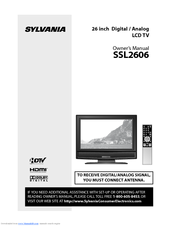 Sylvania SSL2606 Owner's Manual