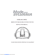 Sylvania SIP562 Instruction Manual