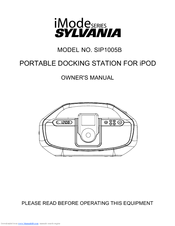 Sylvania SIP1005B Owner's Manual