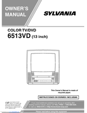 Sylvania 6513VD Owner's Manual