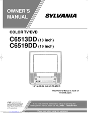 Sylvania C6513DD Owner's Manual