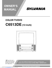 Sylvania C6513DE Owner's Manual