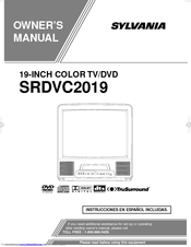 Sylvania SRDVC2019 Owner's Manual