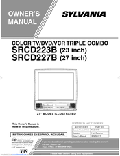 Sylvania SRCD223B, SRCD227B Owner's Manual
