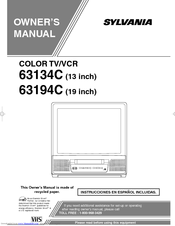 Sylvania 63134C Owner's Manual