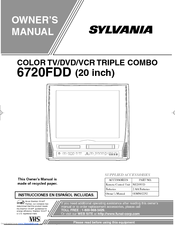 Sylvania 6720FDD Owner's Manual