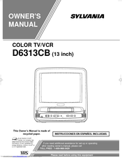 Sylvania D6313CB Owner's Manual