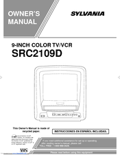 Sylvania SRC2109D Owner's Manual
