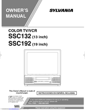 Sylvania 13 Inch SSC132 Owner's Manual